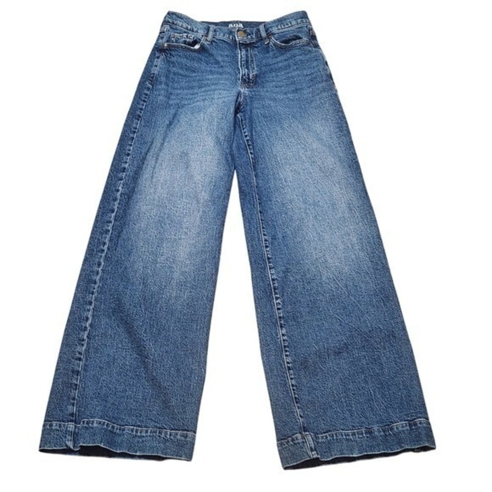 a.n.a. New Approach Size 6T High Rise Wide Leg Jeans Medium Wash Denim Trendy